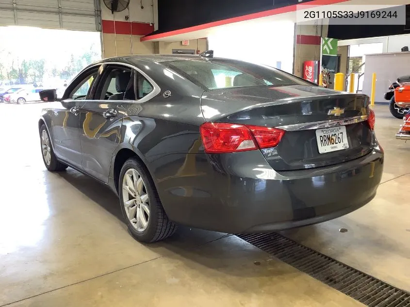 2018 Chevrolet Impala Lt VIN: 2G1105S33J9169244 Lot: 40784503