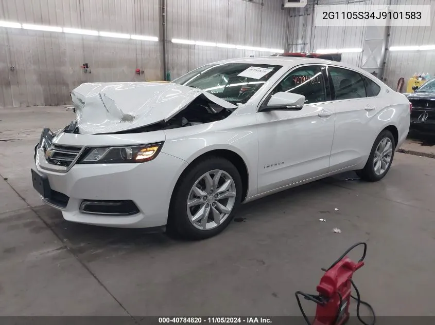 2G1105S34J9101583 2018 Chevrolet Impala 1Lt