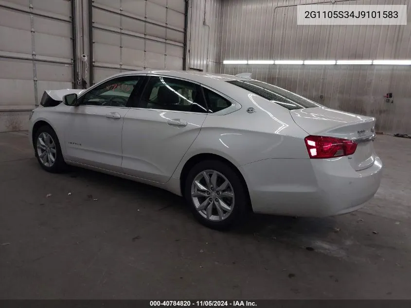 2G1105S34J9101583 2018 Chevrolet Impala 1Lt