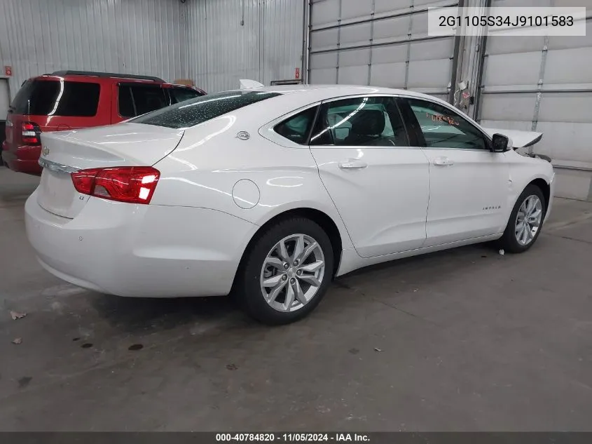 2018 Chevrolet Impala 1Lt VIN: 2G1105S34J9101583 Lot: 40784820