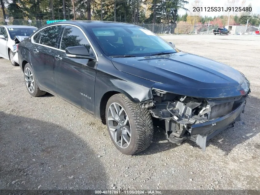 2018 Chevrolet Impala 2Lz VIN: 2G1125S31J9125480 Lot: 40787851