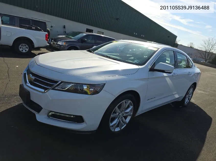 2018 Chevrolet Impala Lt VIN: 2G1105S39J9136488 Lot: 40836407