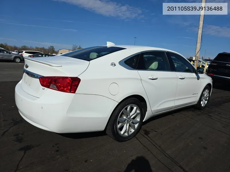 2018 Chevrolet Impala Lt VIN: 2G1105S39J9136488 Lot: 40836407