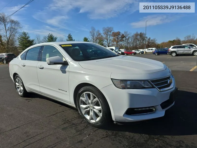 2018 Chevrolet Impala Lt VIN: 2G1105S39J9136488 Lot: 40836407