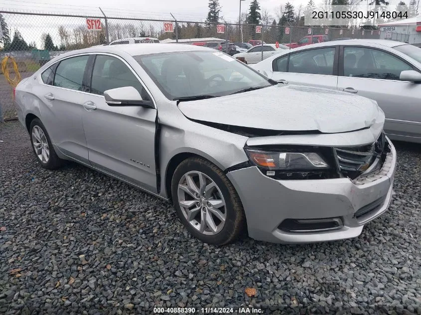 2018 Chevrolet Impala 1Lt VIN: 2G1105S30J9148044 Lot: 40858390