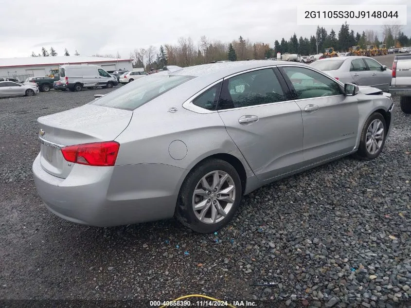 2018 Chevrolet Impala 1Lt VIN: 2G1105S30J9148044 Lot: 40858390