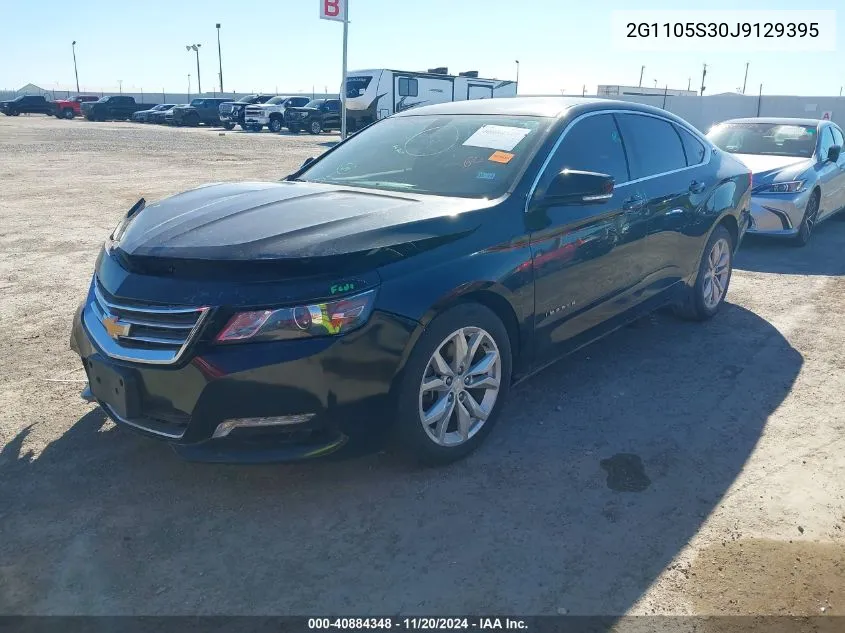 2018 Chevrolet Impala 1Lt VIN: 2G1105S30J9129395 Lot: 40884348