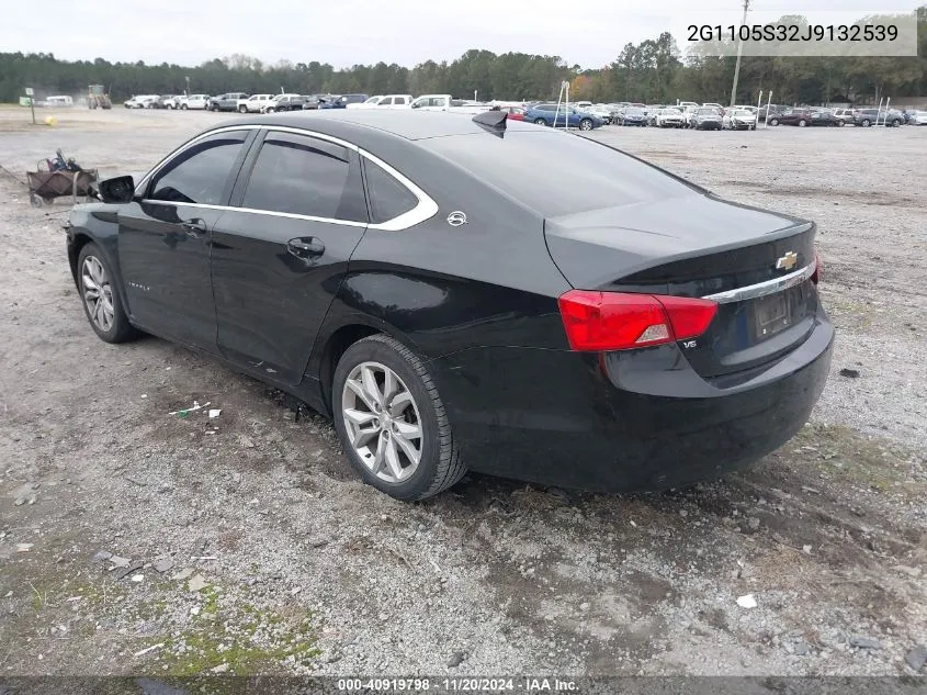 2018 Chevrolet Impala 1Lt VIN: 2G1105S32J9132539 Lot: 40919798