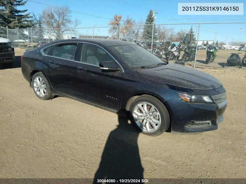 2G11Z5S31K9146150 2019 Chevrolet Impala Lt