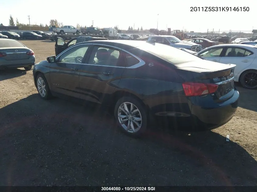 2G11Z5S31K9146150 2019 Chevrolet Impala Lt