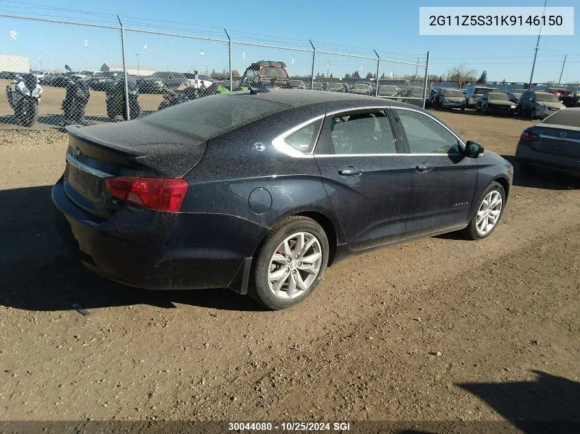 2G11Z5S31K9146150 2019 Chevrolet Impala Lt