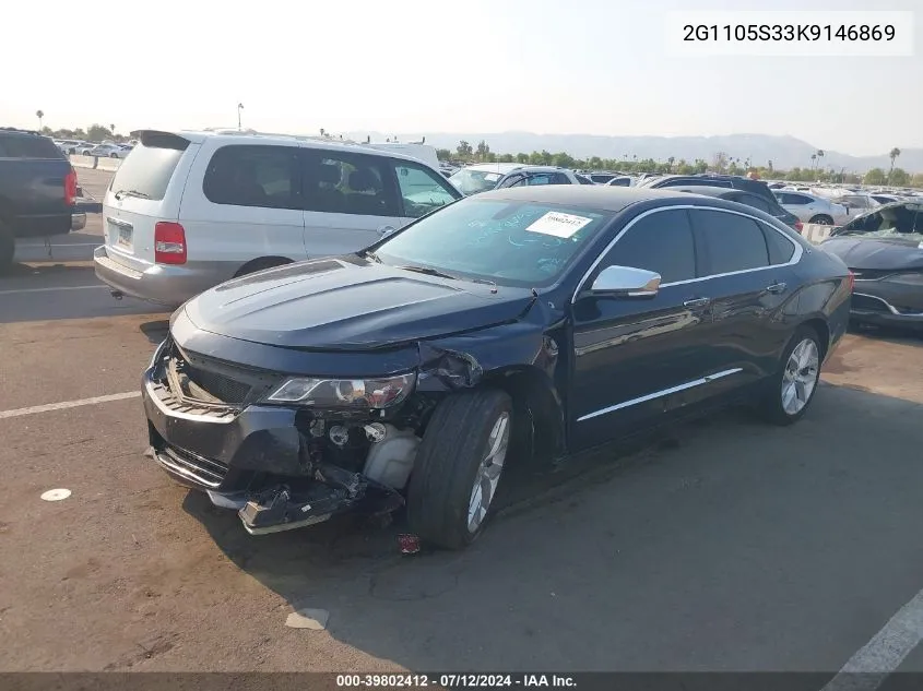 2G1105S33K9146869 2019 Chevrolet Impala Premier