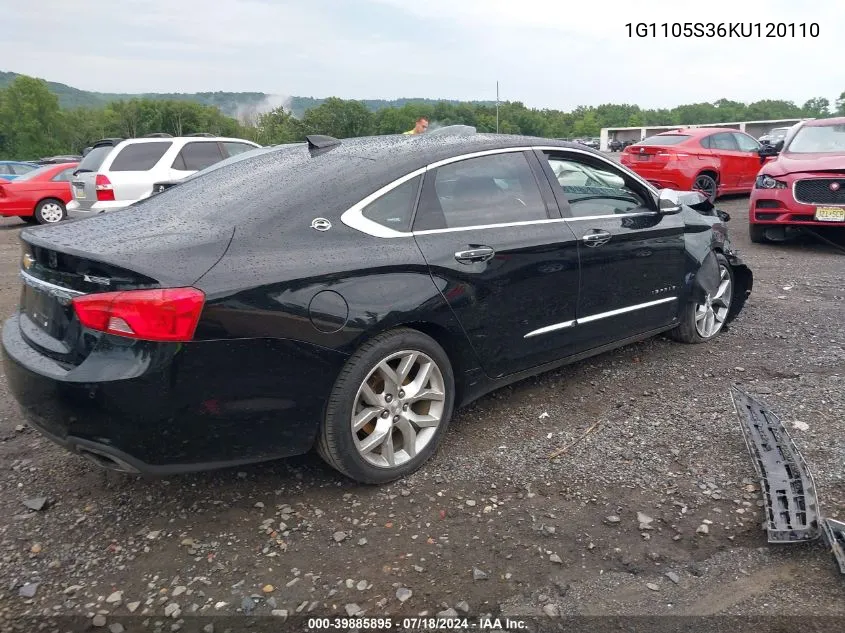 1G1105S36KU120110 2019 Chevrolet Impala Premier