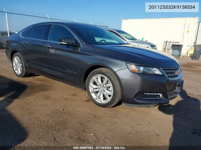 2019 Chevrolet Impala Lt VIN: 2G11Z5S32K9158534 Lot: 39897063