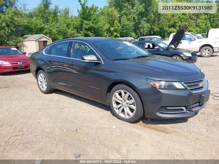 2019 Chevrolet Impala Lt VIN: 2G11Z5S30K9131980 Lot: 40039574