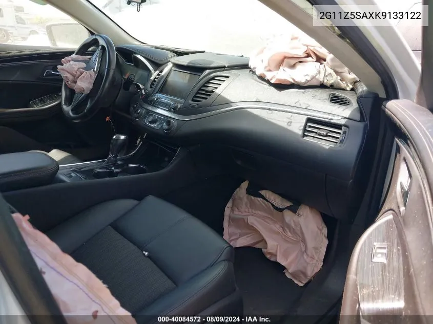 2G11Z5SAXK9133122 2019 Chevrolet Impala Lt