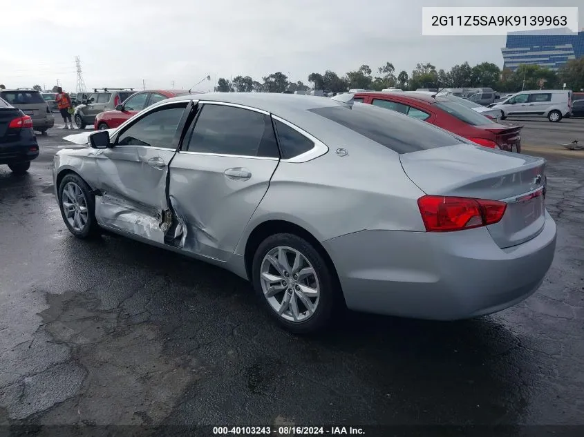 2G11Z5SA9K9139963 2019 Chevrolet Impala Lt