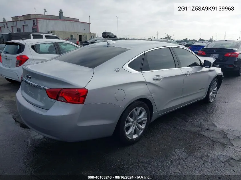 2G11Z5SA9K9139963 2019 Chevrolet Impala Lt