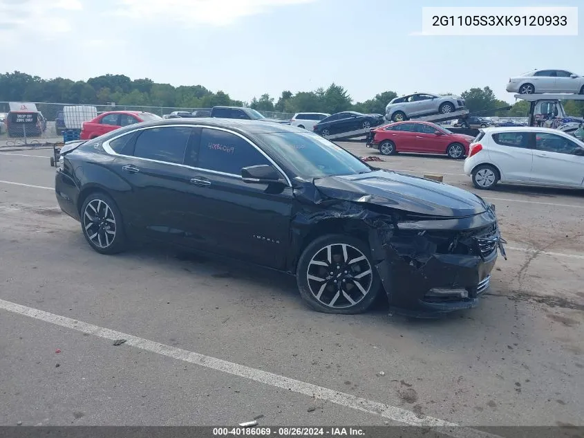 2019 Chevrolet Impala Premier VIN: 2G1105S3XK9120933 Lot: 40186069