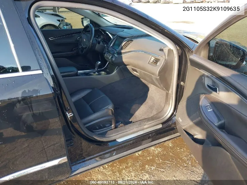 2G1105S32K9109635 2019 Chevrolet Impala Premier