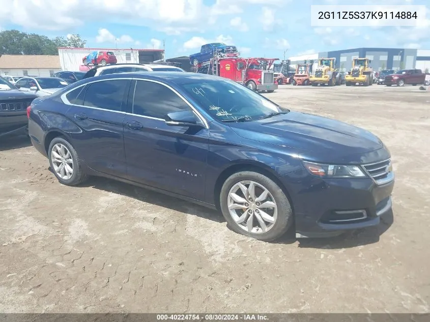 2019 Chevrolet Impala Lt VIN: 2G11Z5S37K9114884 Lot: 40224754