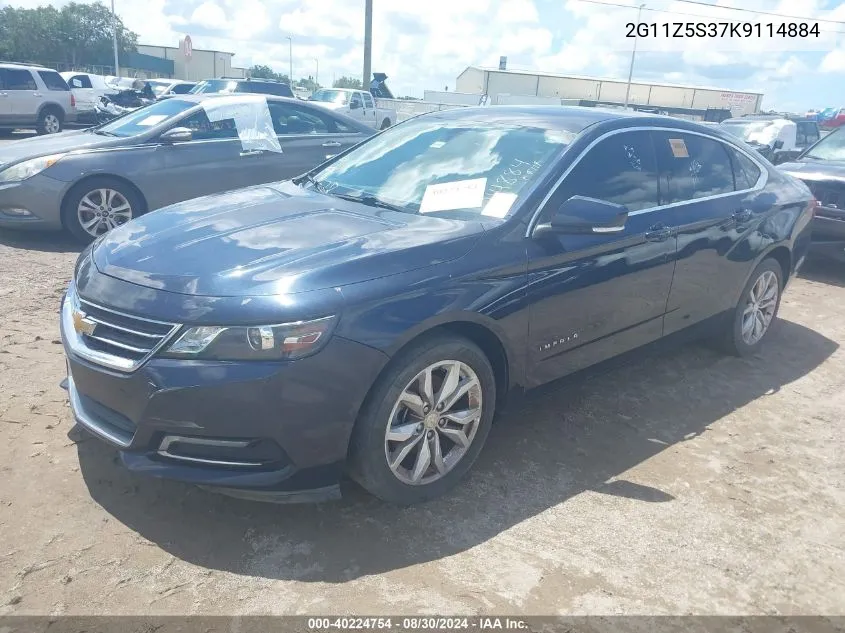 2G11Z5S37K9114884 2019 Chevrolet Impala Lt