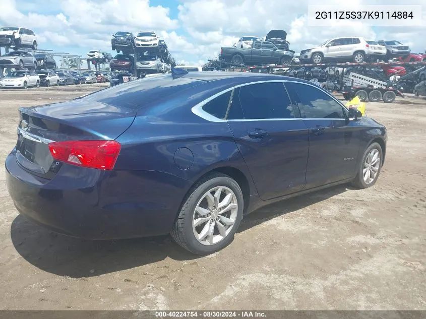 2019 Chevrolet Impala Lt VIN: 2G11Z5S37K9114884 Lot: 40224754