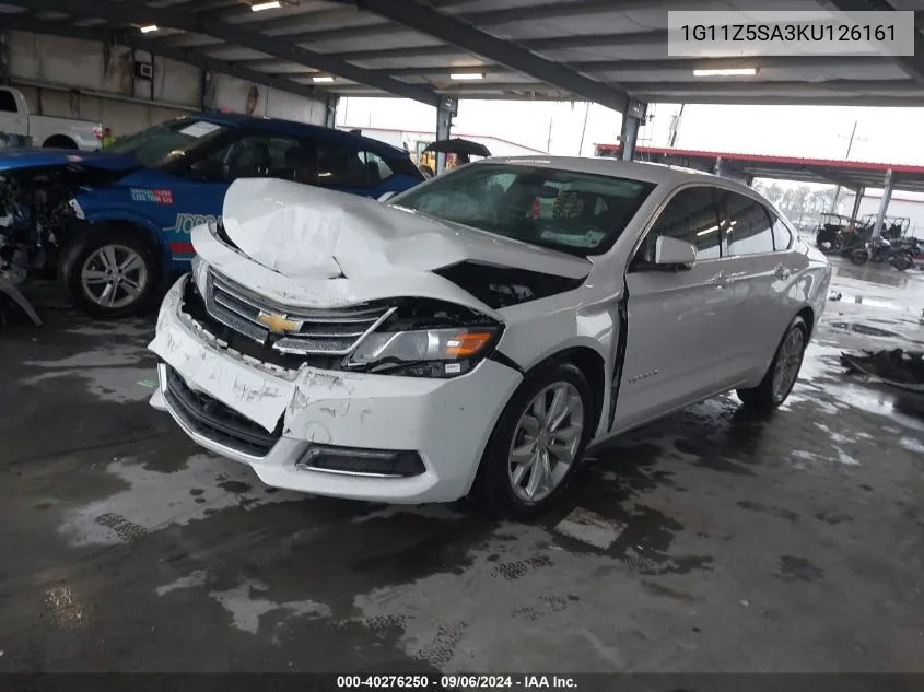 2019 Chevrolet Impala Lt VIN: 1G11Z5SA3KU126161 Lot: 40276250