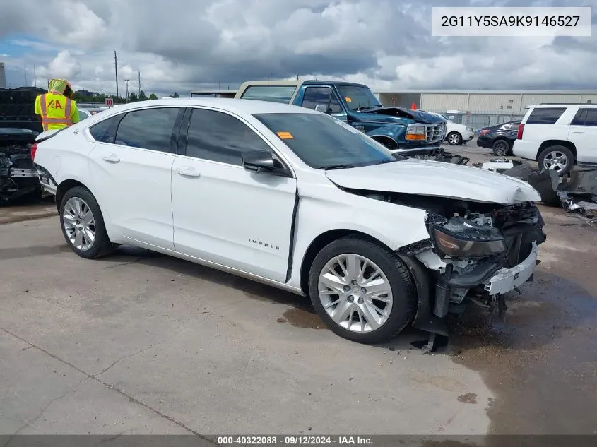 2019 Chevrolet Impala Ls VIN: 2G11Y5SA9K9146527 Lot: 40322088