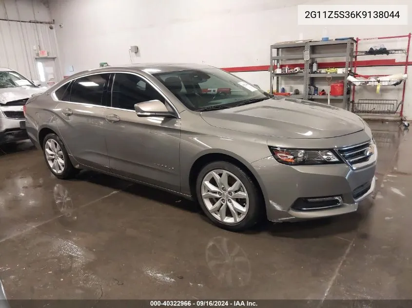 2G11Z5S36K9138044 2019 Chevrolet Impala Lt