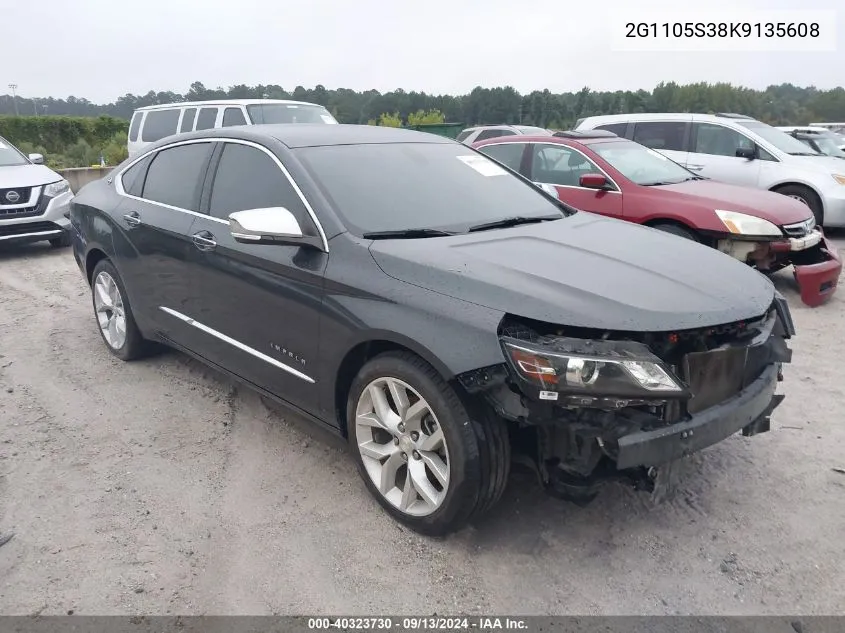 2G1105S38K9135608 2019 Chevrolet Impala Premier