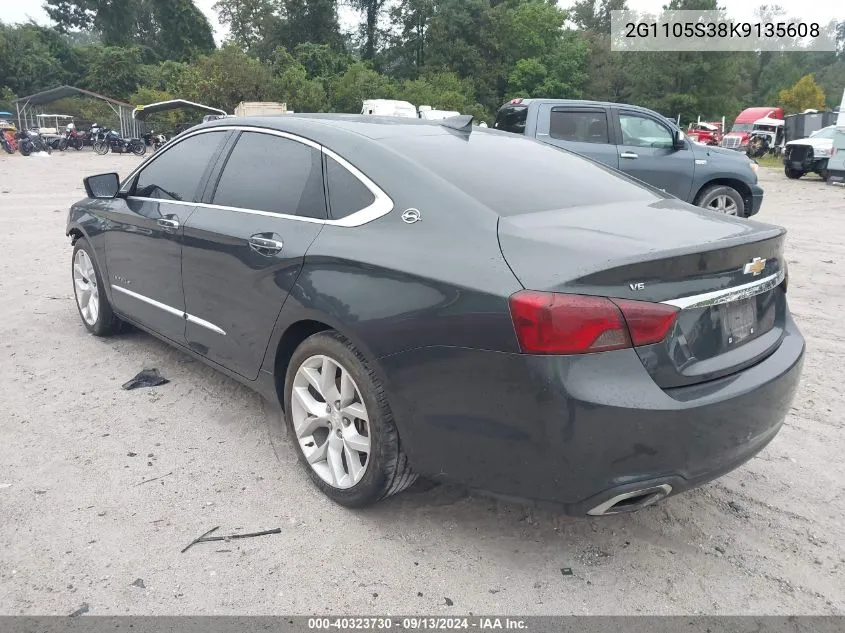 2G1105S38K9135608 2019 Chevrolet Impala Premier