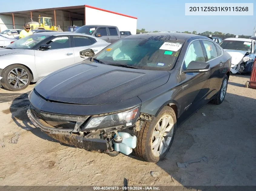 2G11Z5S31K9115268 2019 Chevrolet Impala Lt