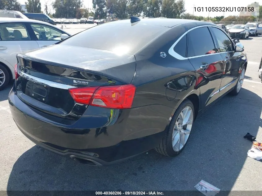 1G1105S32KU107158 2019 Chevrolet Impala Premier