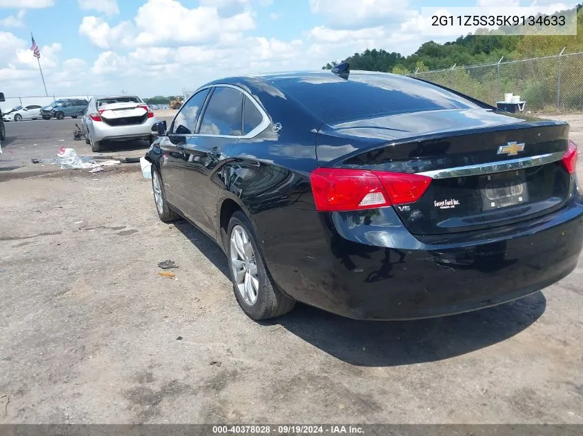 2G11Z5S35K9134633 2019 Chevrolet Impala Lt