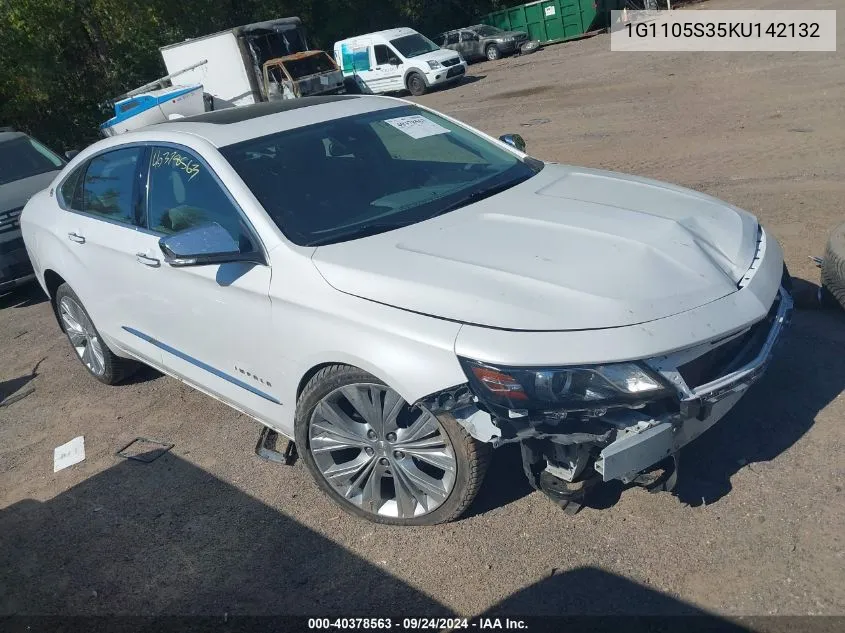 1G1105S35KU142132 2019 Chevrolet Impala Premier