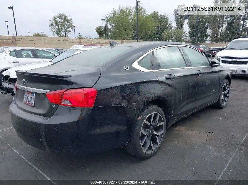 2G11Z5S31K9102214 2019 Chevrolet Impala Lt