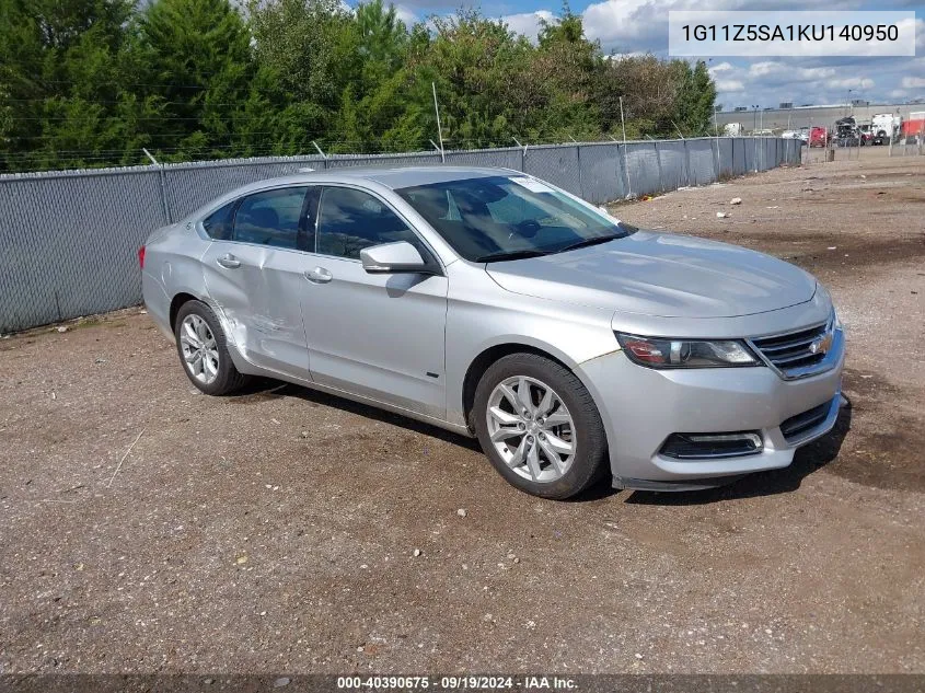 1G11Z5SA1KU140950 2019 Chevrolet Impala Lt