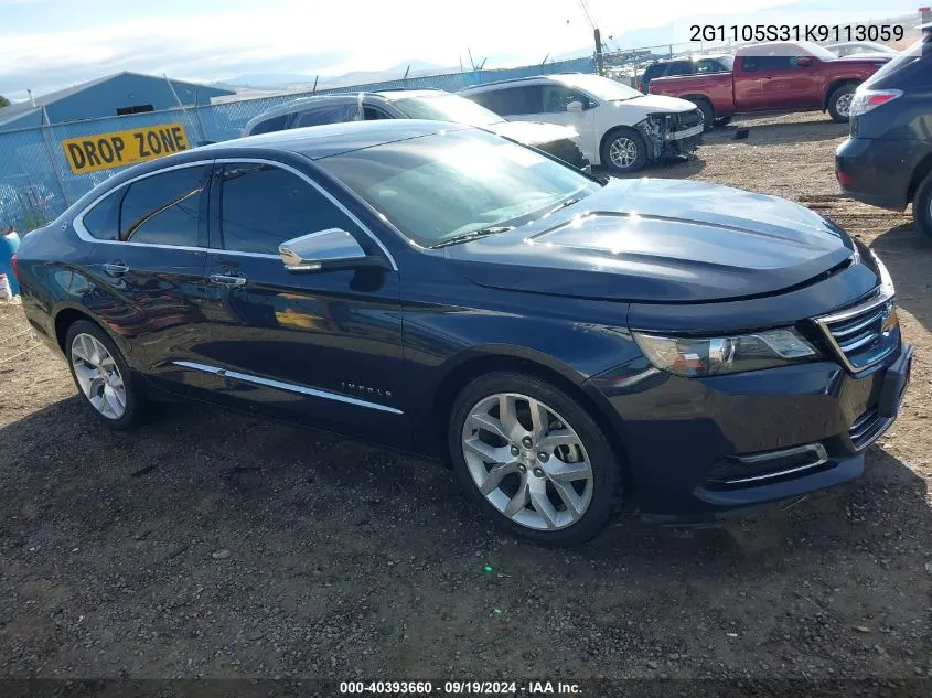 2G1105S31K9113059 2019 Chevrolet Impala Premier