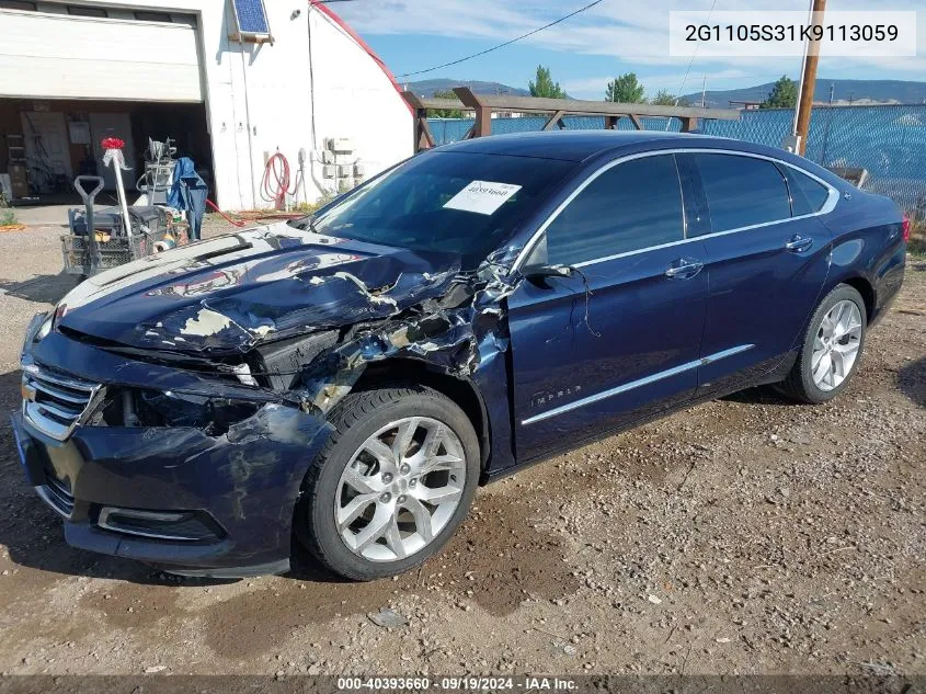 2G1105S31K9113059 2019 Chevrolet Impala Premier