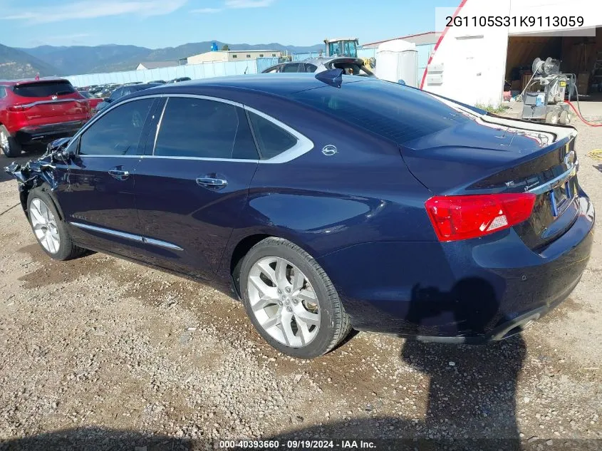 2G1105S31K9113059 2019 Chevrolet Impala Premier