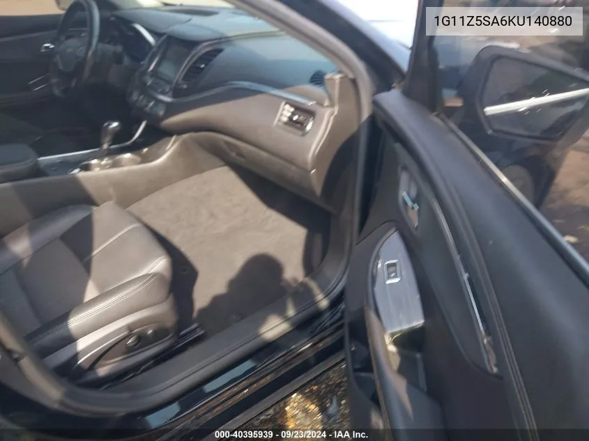 1G11Z5SA6KU140880 2019 Chevrolet Impala Lt