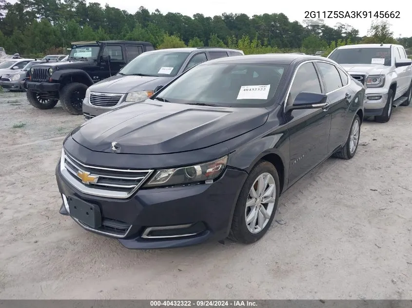 2G11Z5SA3K9145662 2019 Chevrolet Impala Lt