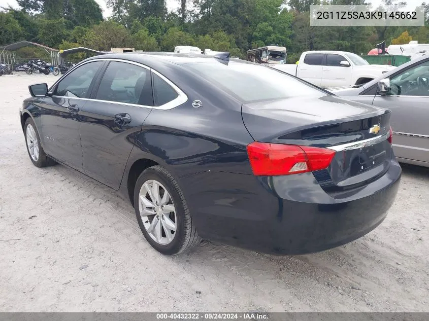 2G11Z5SA3K9145662 2019 Chevrolet Impala Lt