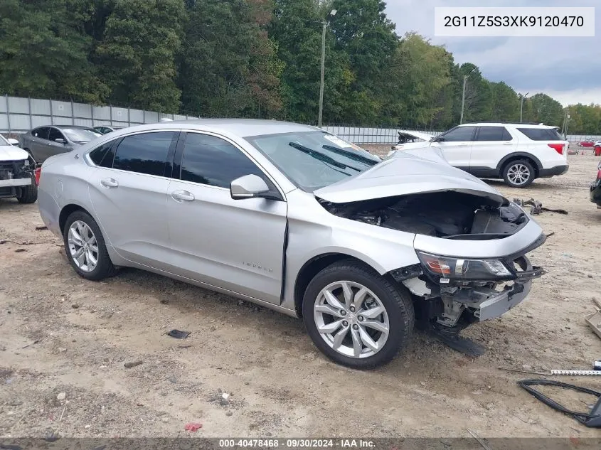 2019 Chevrolet Impala Lt VIN: 2G11Z5S3XK9120470 Lot: 40478468