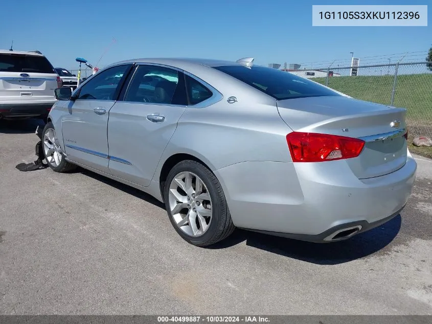 1G1105S3XKU112396 2019 Chevrolet Impala Premier