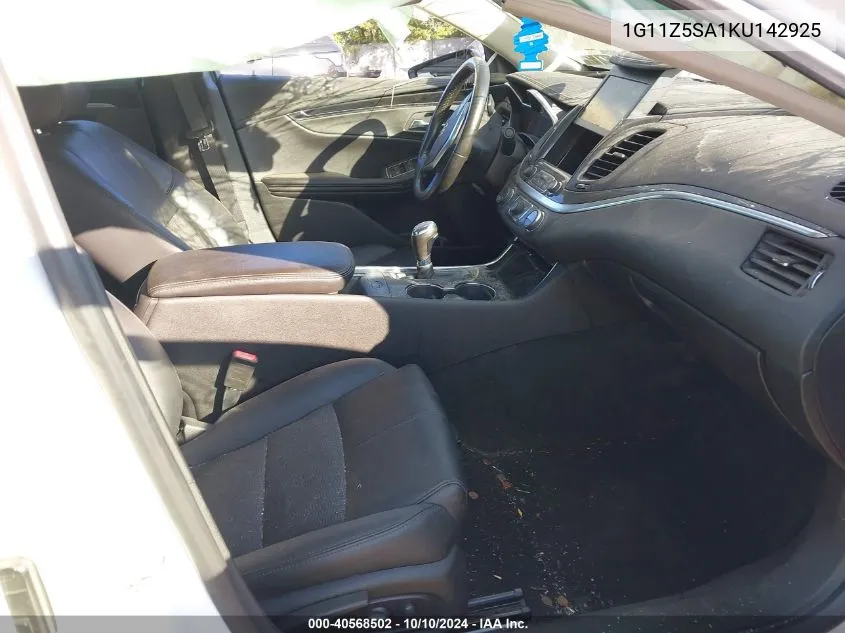 1G11Z5SA1KU142925 2019 Chevrolet Impala Lt