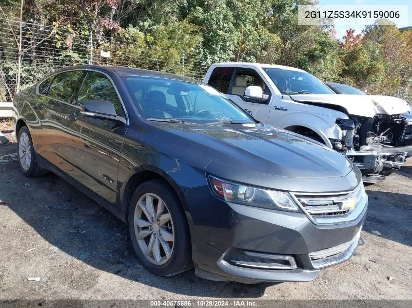 2019 Chevrolet Impala Lt VIN: 2G11Z5S34K9159006 Lot: 40575586