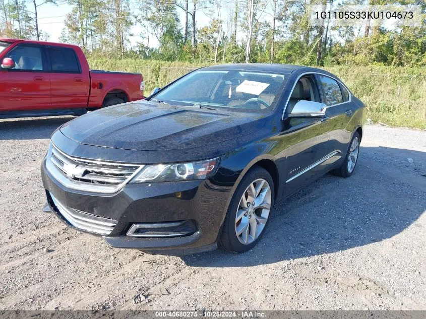 1G1105S33KU104673 2019 Chevrolet Impala Premier