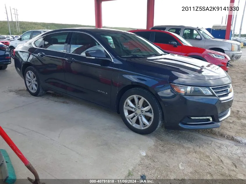 2019 Chevrolet Impala Lt VIN: 2G11Z5SA2K9141330 Lot: 40791818